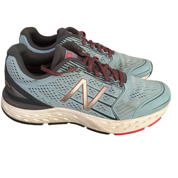 New Balance 680v5 Women's Clear Sky Running Shoes Size 9.5 - Picture 12 of 12